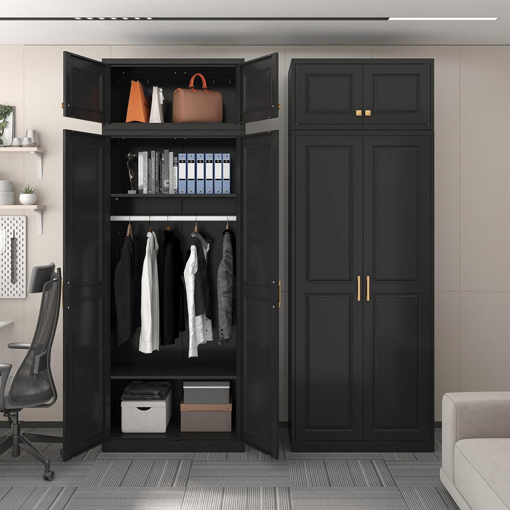 SteeLoong 15”Metal Well Storage Cabinet,Upper Cabinet for Wardrobe