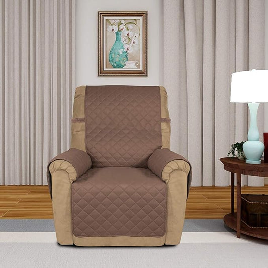 PureFit Reversible Quilted Sofa Cover, Water Resistant Slipcover Furniture - Image 2