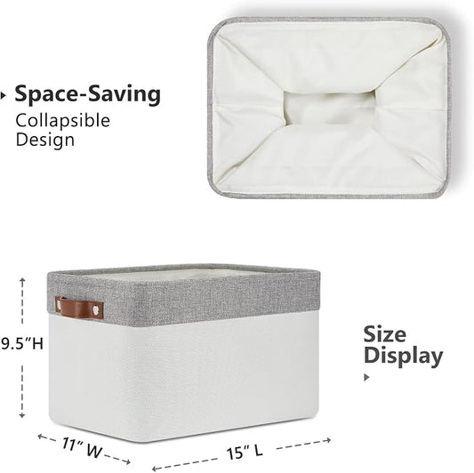 DULLEMELO Storage Baskets for Organizing, Decorative Storage Bins - Image 2