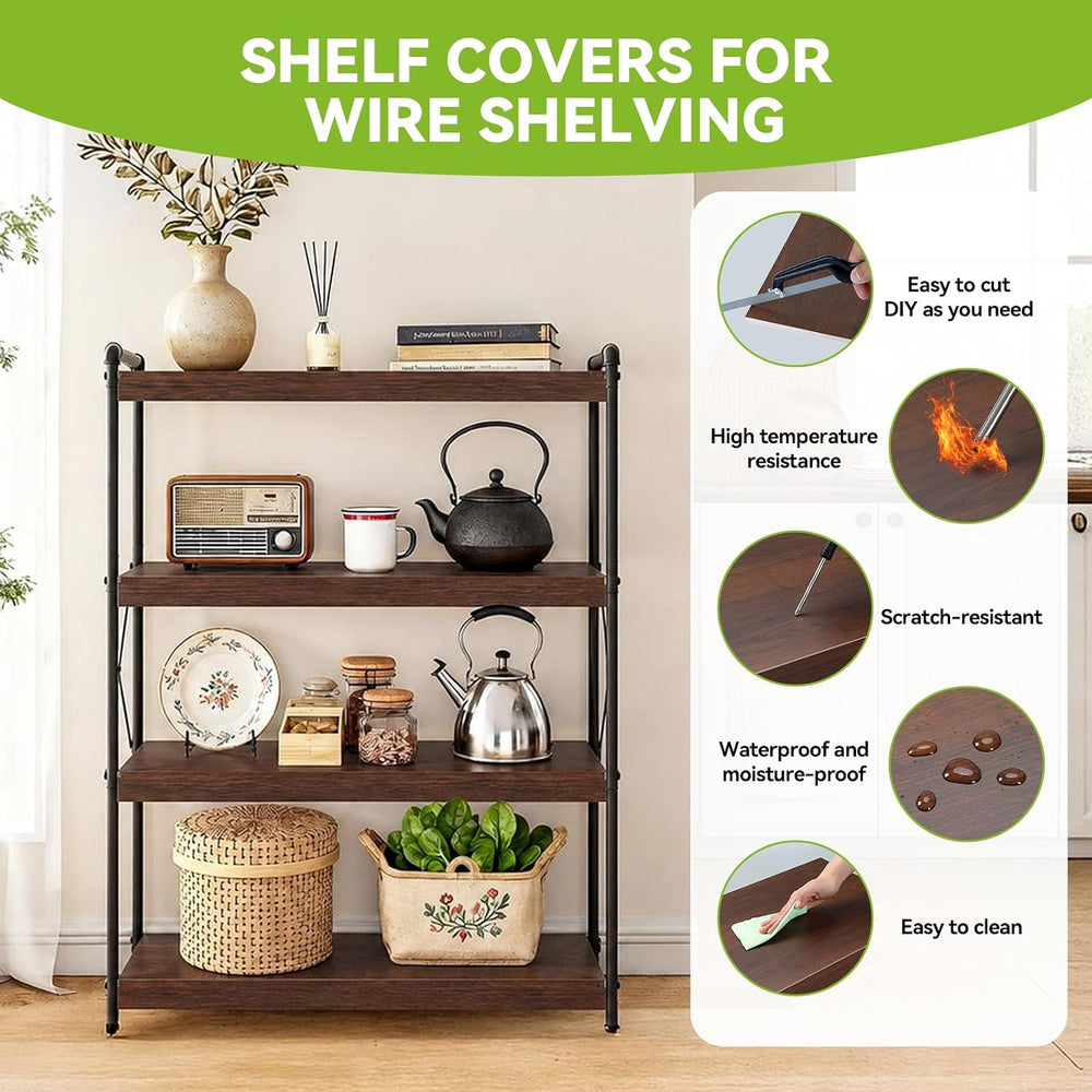 5 PCS Wire Shelf Covers,40 * 16 Wire Rack Covers for Shelves