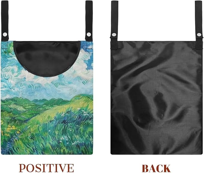 Van Gogh Wheatfield Laundry Clothespin Bags Hanging Storage Organizer 12 x 14.5 - Image 7