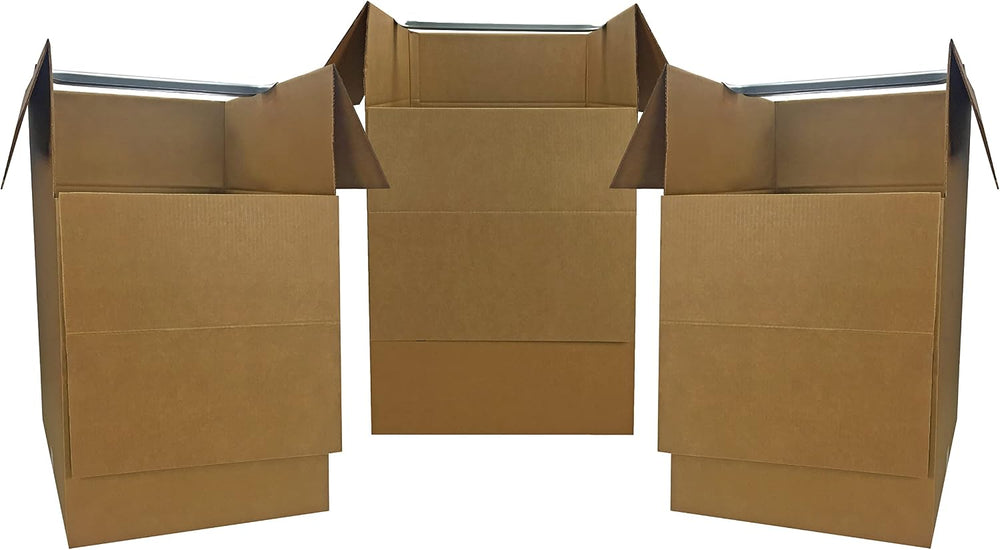 UBOXES Space Savers Wardrobe Moving Boxes With Hanger 20" x 20" x 3...