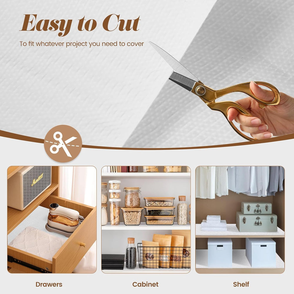 Drawer Liner and Shelf Liner for Kitchen Cabinets Non Adhesive Strong Grip Ca...