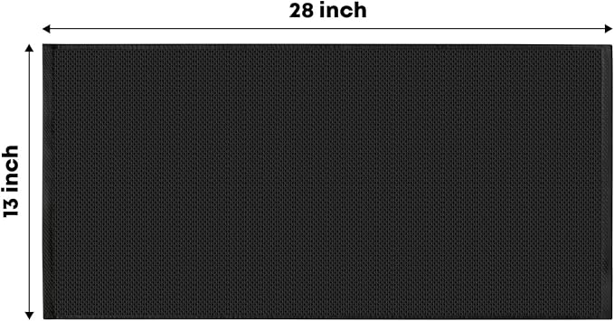 Artoid Mode 100% Cotton Black Waffle Weave Kitchen Dish Cloths, 13x28 Inch - Image 6