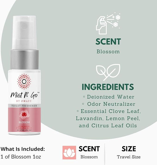 Mist N’ Go by Omaze Travel Bathroom Spray - Image 2