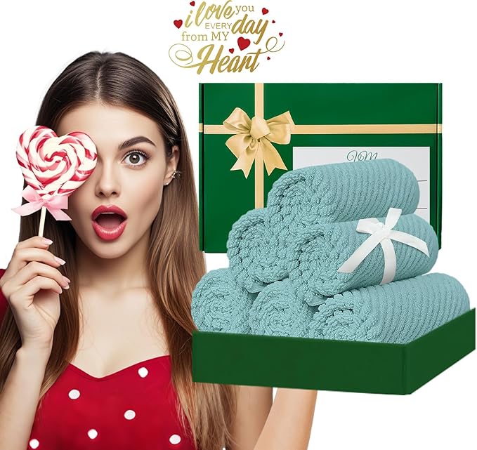 Wash Cloths for Your Face, 6 Pack Large 13"x13" - Image 5