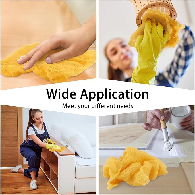8 Pack Tack Cloths, Tack Rags for Woodworking, 17.7 x 35.4 in Tac Cloth Dust - Image 7