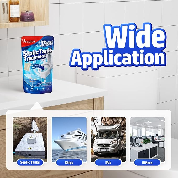 Vacplus Septic Tank Treatment 12 Pcs - Image 6