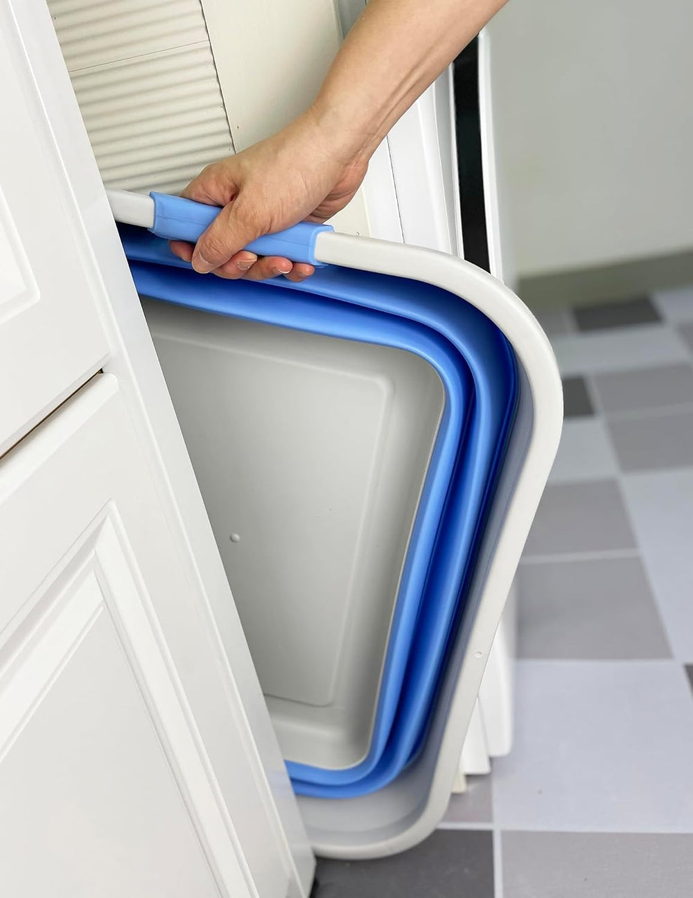 SAMMART 41L (10.8 gallon) Collapsible Plastic Laundry Basket - Foldable Pop U...