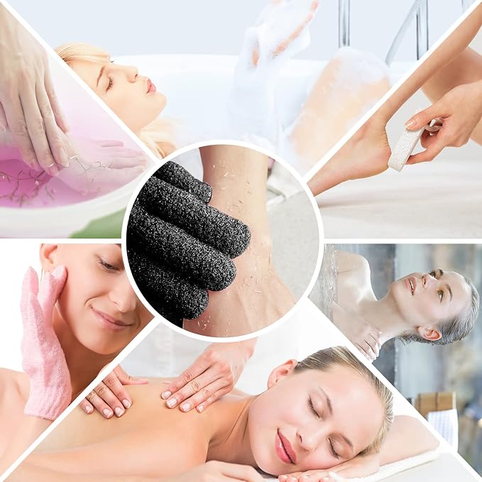 Evridwear Exfoliating Dual Texture Bath Gloves - Image 8