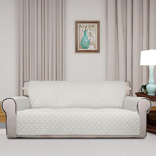 PureFit Reversible Quilted Sofa Cover, Water Resistant Slipcover Furniture - Image 2