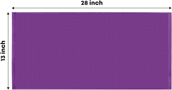Artoid Mode 100% Cotton Purple Waffle Weave Kitchen Dish Cloths, 13x28 Inch - Image 7