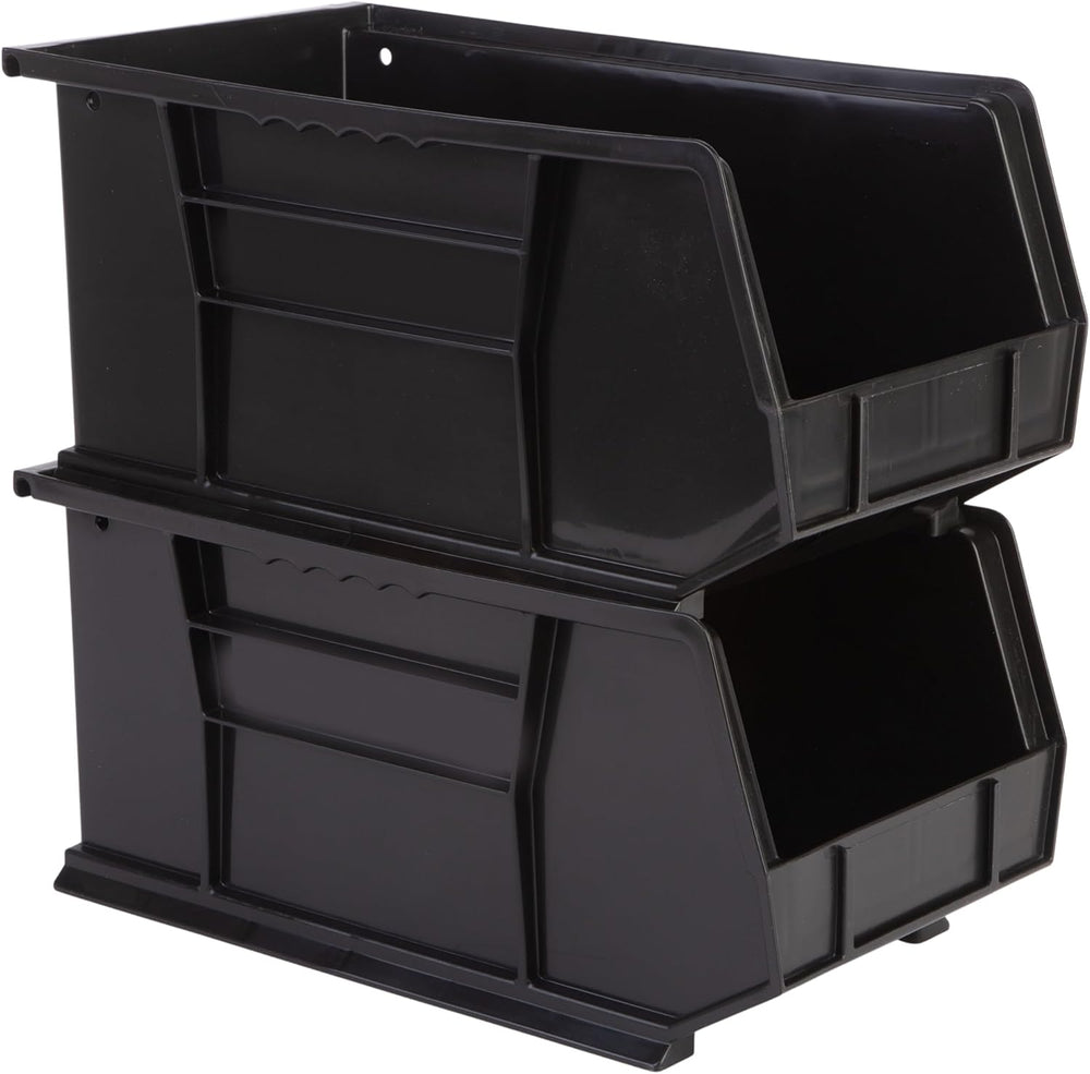 HE HUDSON EXCHANGE 15" x 8" x 7" (6 Pack) Plastic Stackable St...