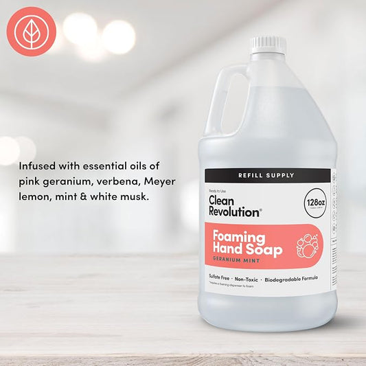 Clean Revolution Foaming Hand Soap, Moisturizing, Ready To Use Formula - Image 2