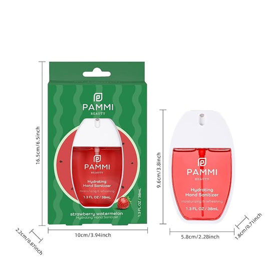PAMMI Power Mist Hydrating Hand Sanitizer Spray, Portable Travel Size Pocket - Image 2