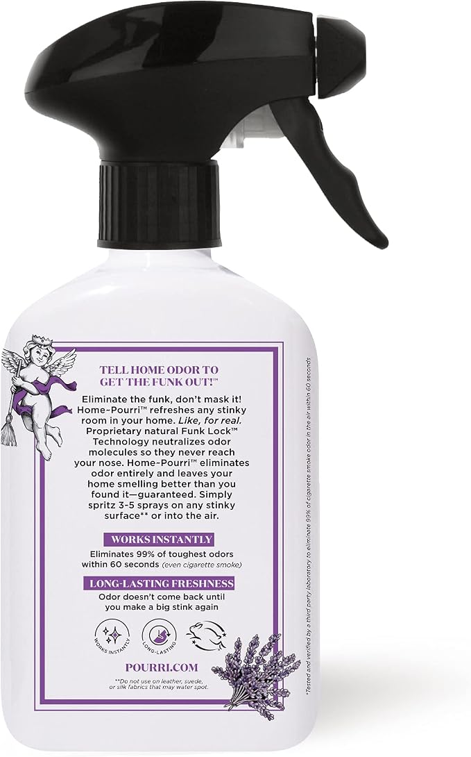 Home-Pourri Air + Fabric Multi-Purpose Odor Freshener Spray, 11 Fl Oz, Lavender - Image 12