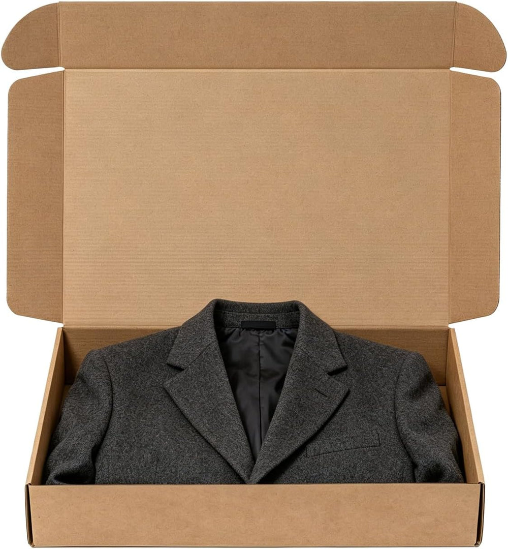 Wowxyz Shipping Boxes 17x11x3 Inches 20 Pack Corrugated Cardboard Brown Box