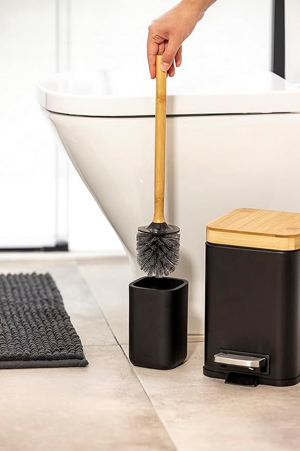 Vigar Zense Toilet Brush and Holder Set, Toilet Bowl Brush - Image 7