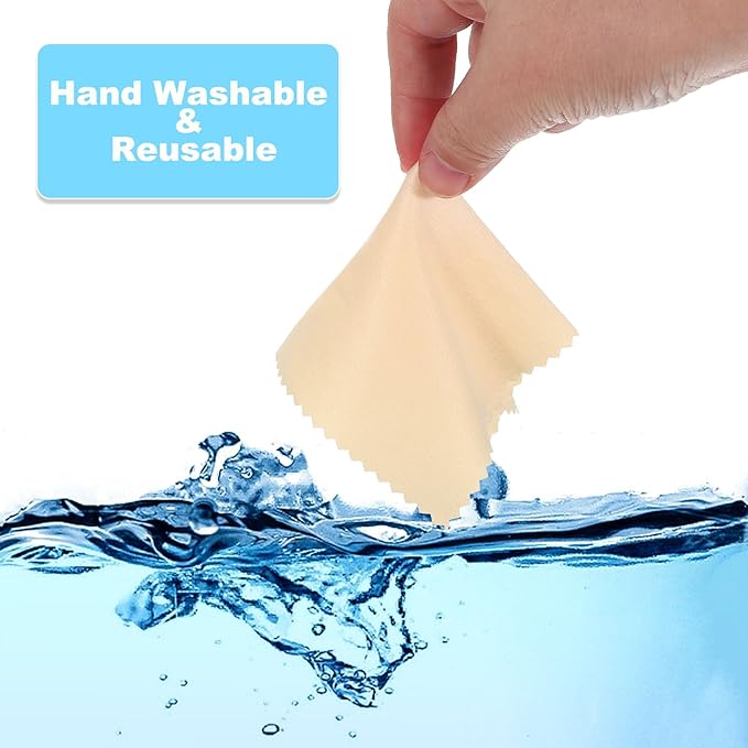 PATIKIL Eyeglass Microfiber Cleaning Cloth 7"x6", 200 Pack Glasses Cleaning - Image 6