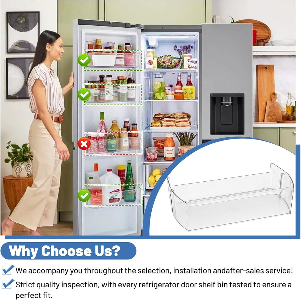 UPGRADED MAN64890501 Refrigerator Door Shelf Bin Compatible With LG