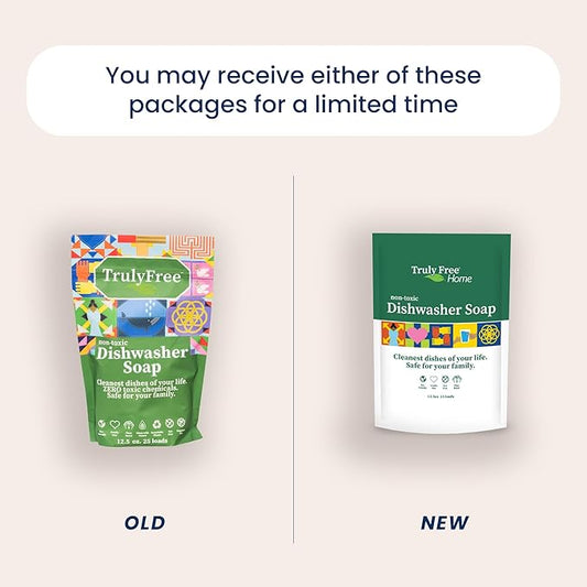 Truly Free Dishwasher Detergent Powder | Natural Dish Detergent, Dishwasher - Image 2