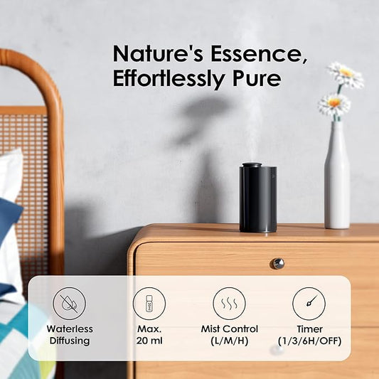Airversa Waterless Diffuser for Essential Oil, Battery Operated Nebulizer - Image 2