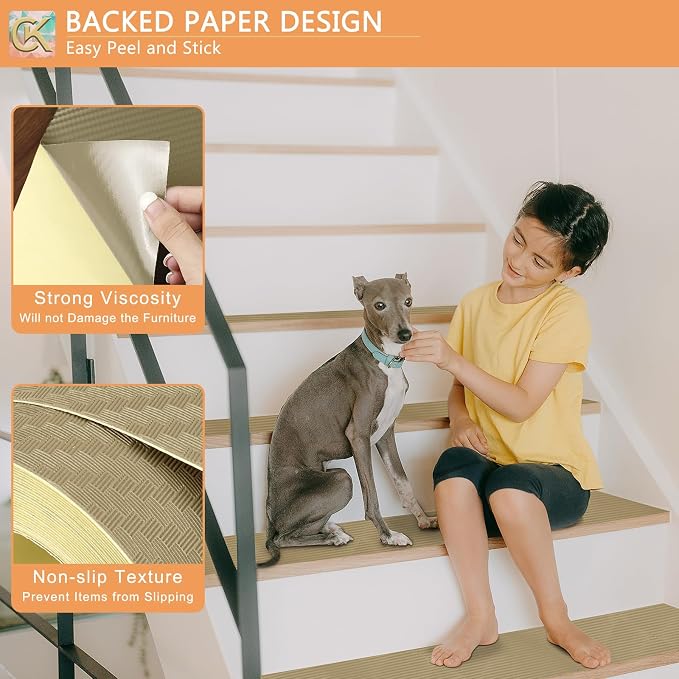 Self-Adhesive Shelf Liner Kitchen Liner, Waterproof Backed Paper Easy Peel and - Image 7