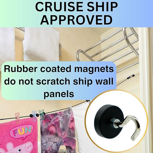 Magnetic Clothesline for Cruise Ship Cabin Approved - Image 2