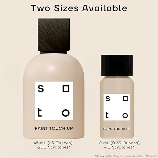 soto White Paint Touch Up, Matte Finish — 10 Milliliters of Scratch Repair - Image 2