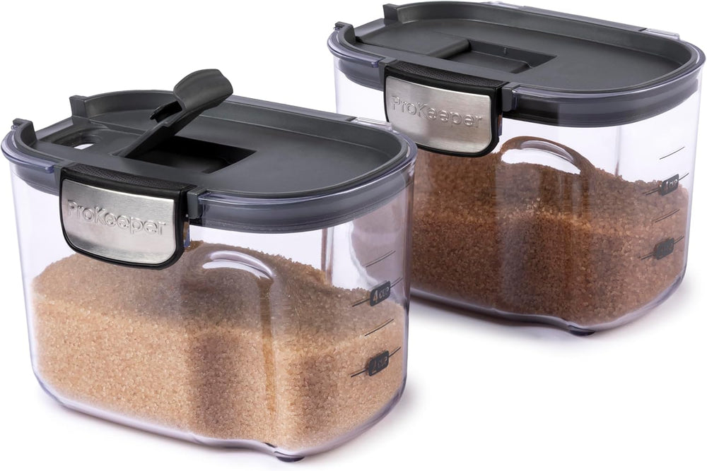 Progressive International ProKeeper+ Clear Plastic Airtight Food Baker's ...