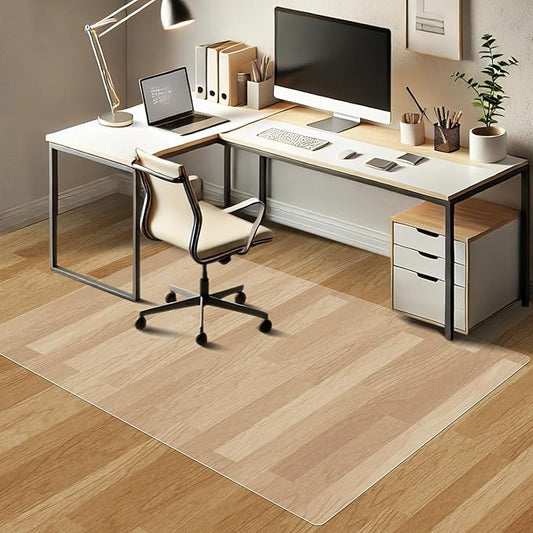 Azadx Chair Mat for Hardwood 60"x 48" Large Office Chair Mat for Hardwood - Image 2