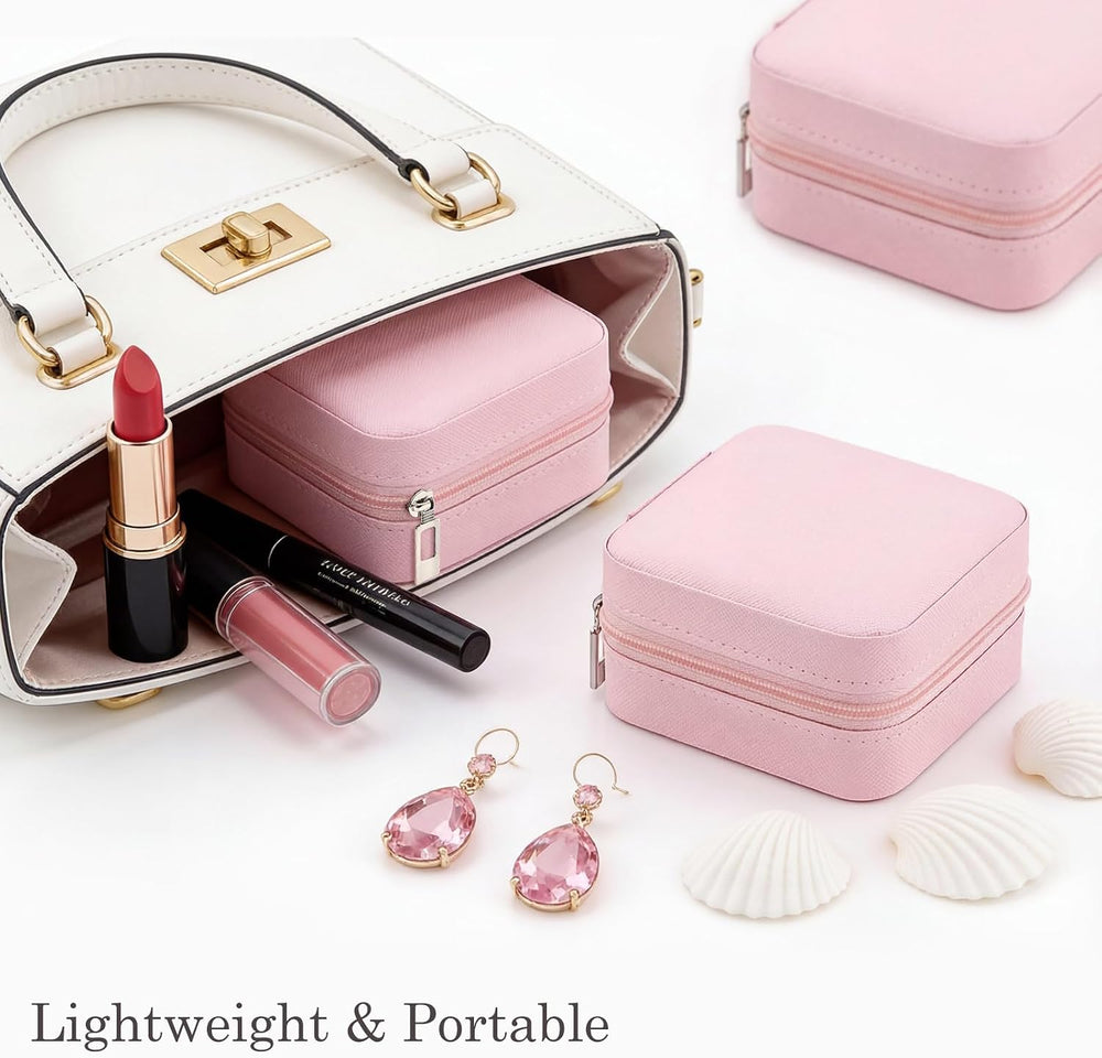 Easytle 24 Pcs Travel Jewelry Box Exquisite Travel Jewelry Case Portable Jewe...