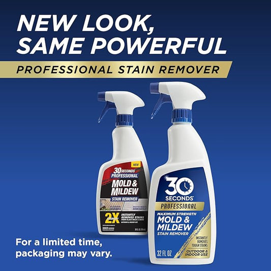 30 SECONDS Pro Mold and Mildew Stain Remover | Scrub Free | Brighter Results - Image 2