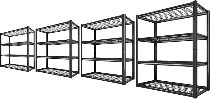 REIBII 40" W Garage Shelving 2240 LBS Storage Shelves Adjustable Heavy Duty