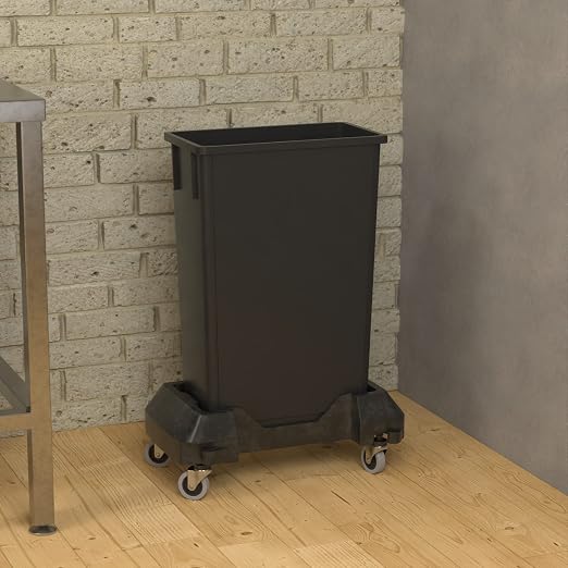 23 Gallon Black Slim Jim Trash Can - Image 3