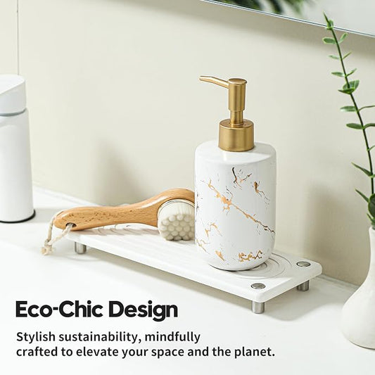 Water Absorbing Stone Sink Caddy, Diatomite Kitchen Sink Organizer, Bathroom - Image 2