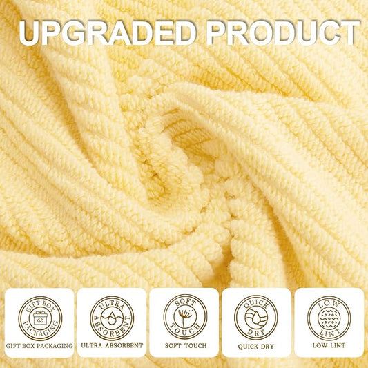 VOOVA & MOVAS Yellow Bath Towels - Image 2