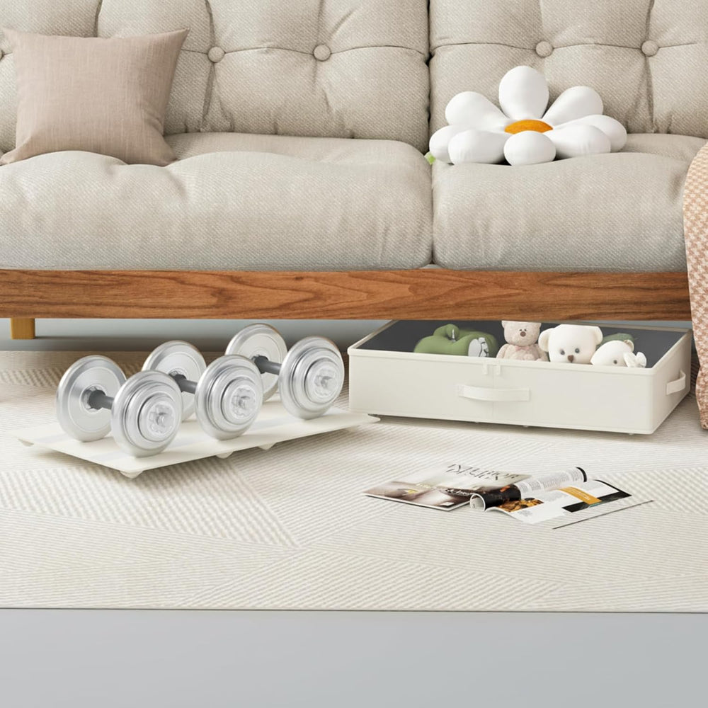 EE-RoomWorld Under Bed Storage with Wheels, No Assemble Required 5.5 inches h...