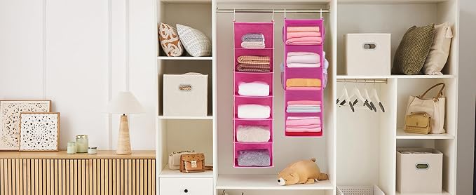 MAX Houser 5-Shelf Hanging Closet Organizer, Hanging Storage Shelves - Image 8