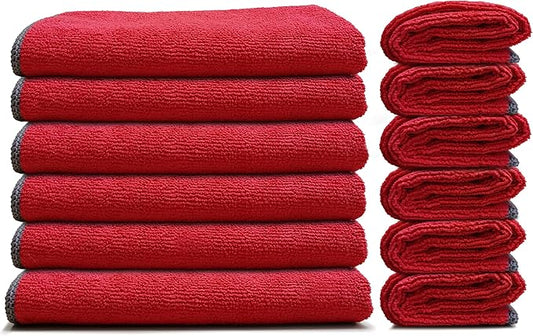 EvaClean Premium Microfiber Cleaning Cloth 16"x16" - Image 2