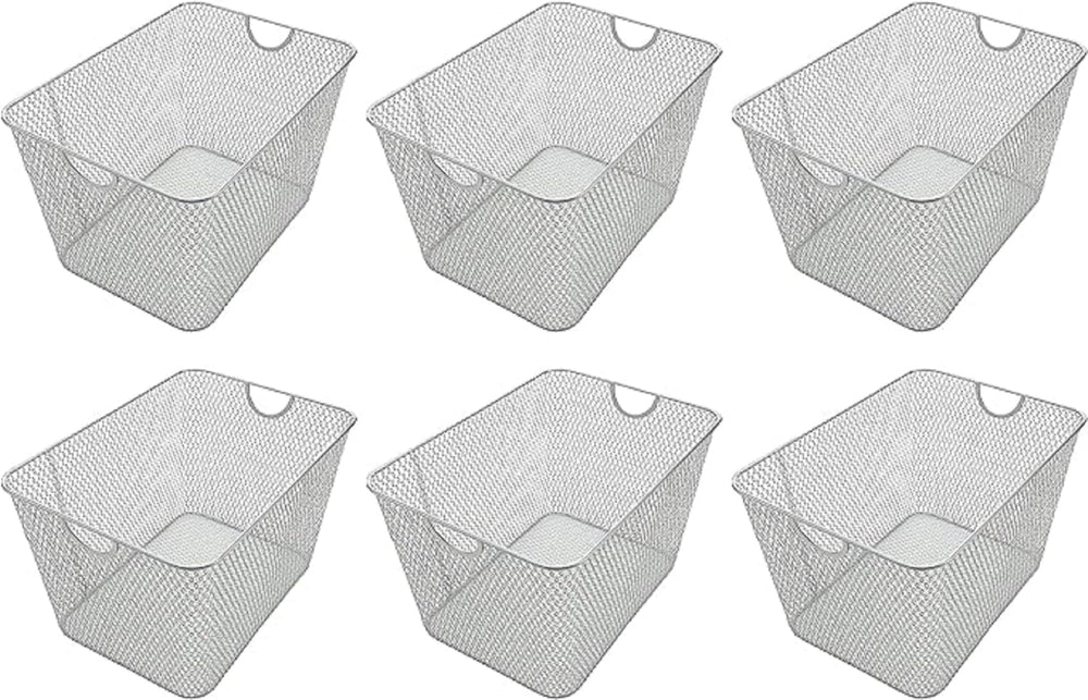 YBM HOME Kitchen Pantry Organizer Wire Basket for Shelves, Cabinets, Pantry, ...