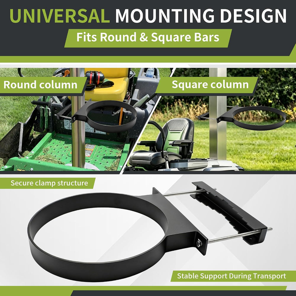 Heavy-Duty 5 Gallon Bucket Holder for Zero Turn Mower & Tractor