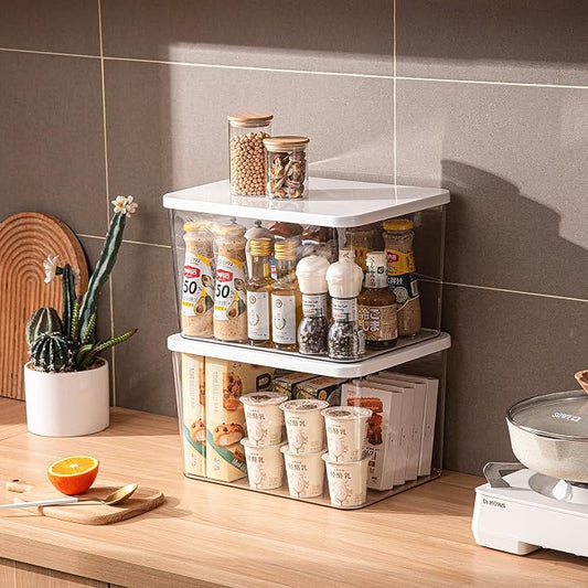 Clear plastic storage bins - Image 2