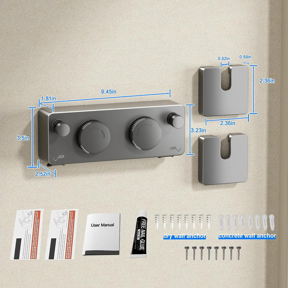 MUSTORN Retractable Twin Clothesline Indoor, Non-Sagging Outdoor Clothes Line...