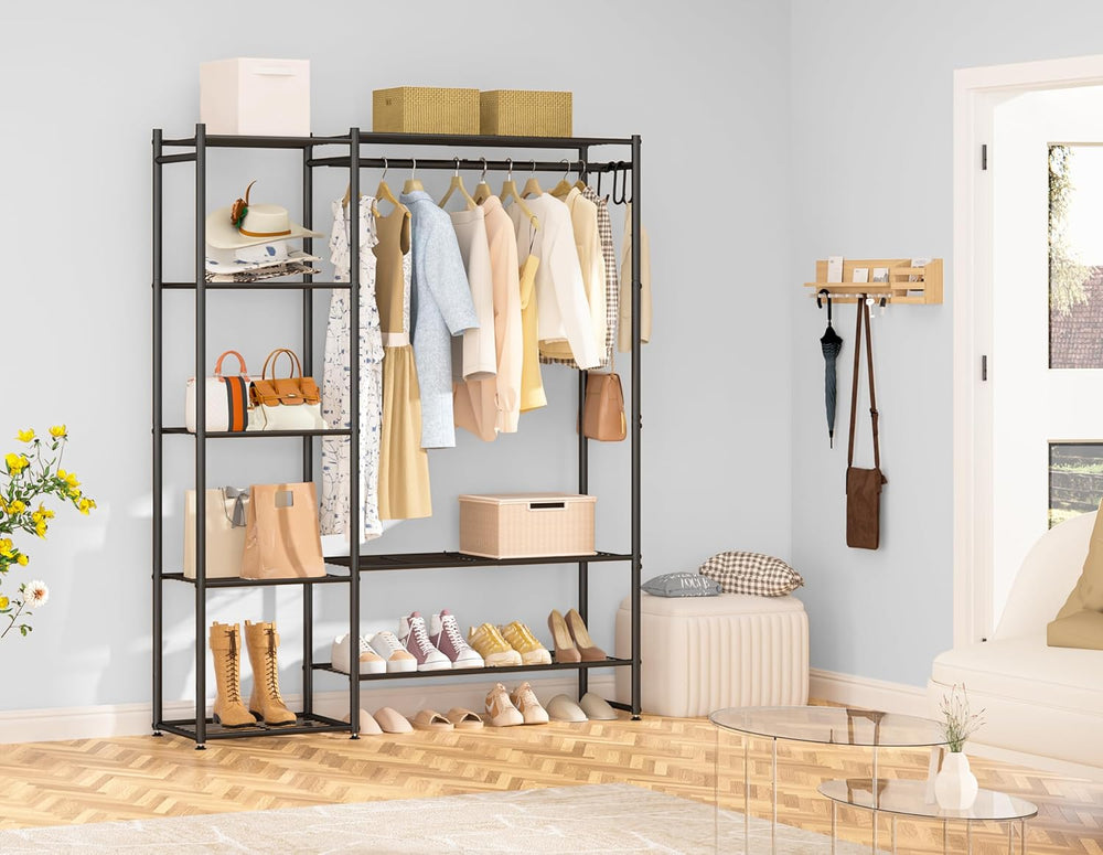 Closet Wardrobe, Closet Organizers and Storage System, Metal Clothes Rack