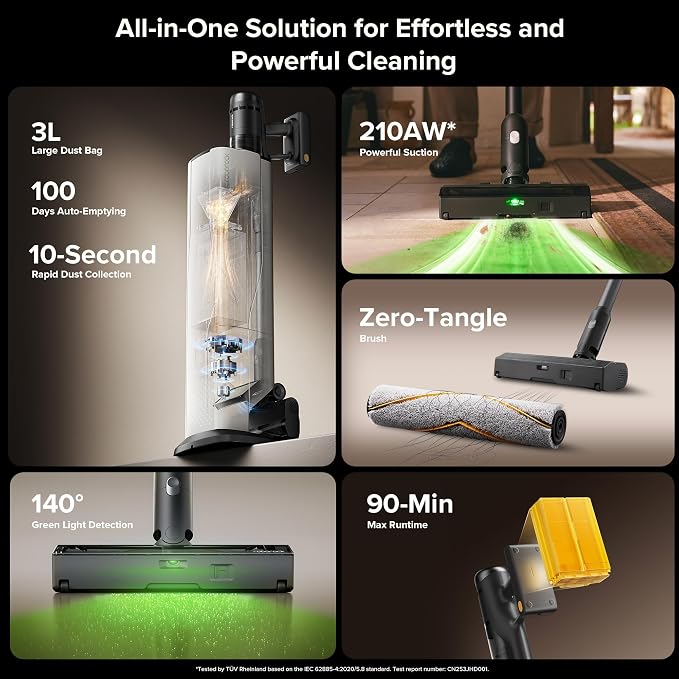 roborock H60 Hub Ultra Cordless Vacuum Cleaner - Image 9