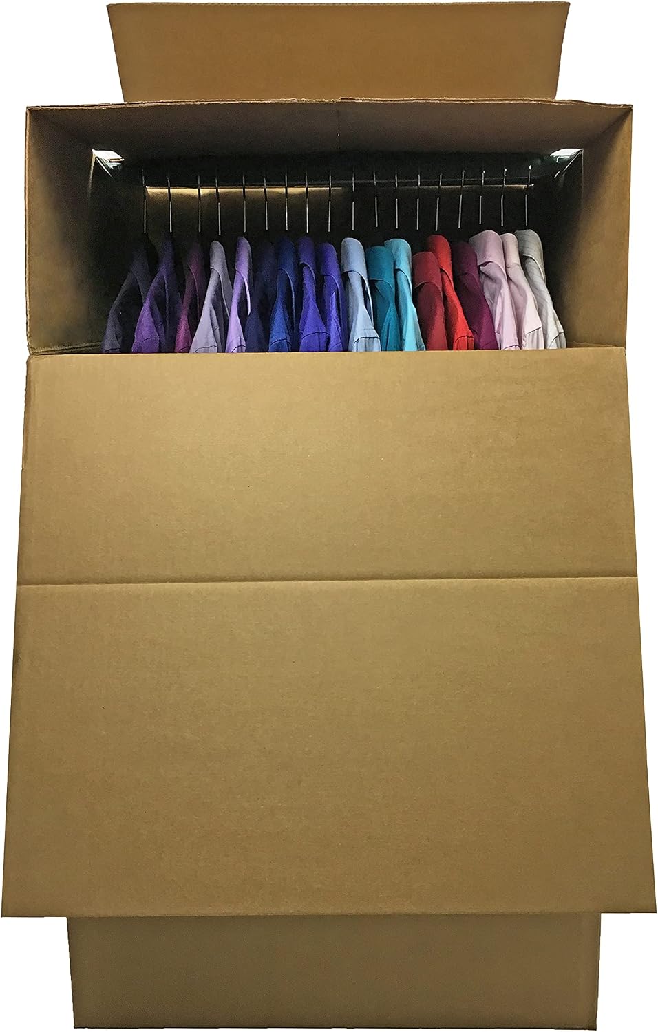 UBOXES Space Savers Wardrobe Moving Boxes With Hanger 20" x 20" x 3...