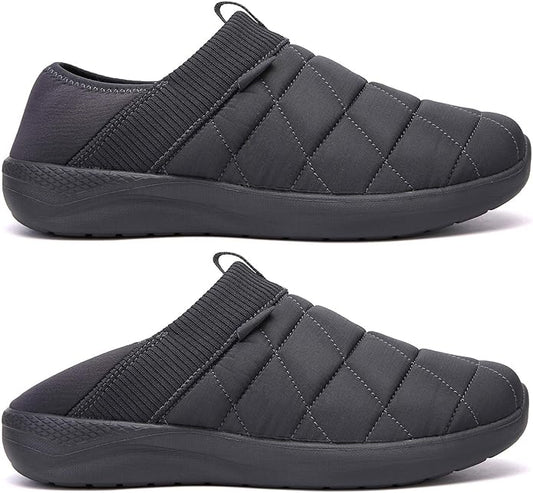 KUBUA Slippers for Men and Womens Indoor House Shoes Plush Slip on Outdoor - Image 2