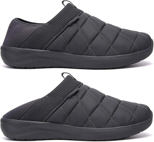 KUBUA Slippers for Men and Womens Indoor House Shoes Plush Slip on Outdoor - Image 2