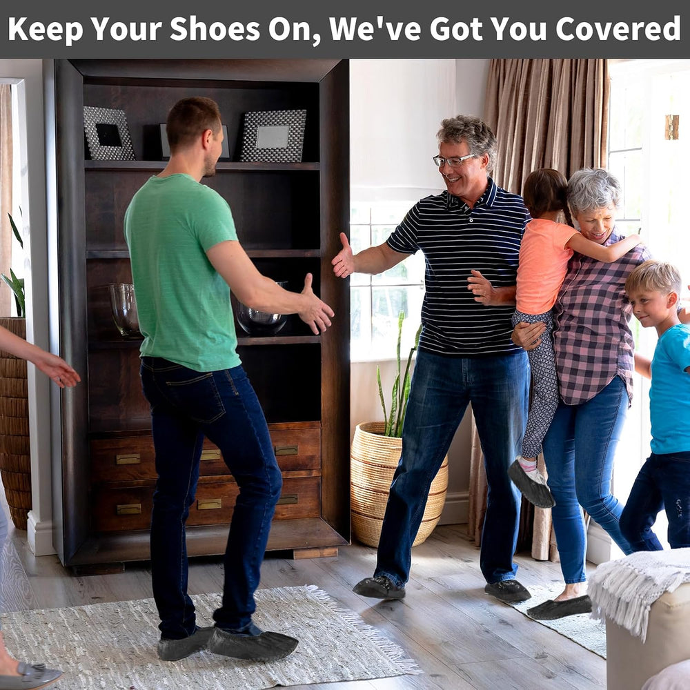 Frontline Shoe Covers Disposable Non-Slip, Premium Non-Woven Durable Booties ...